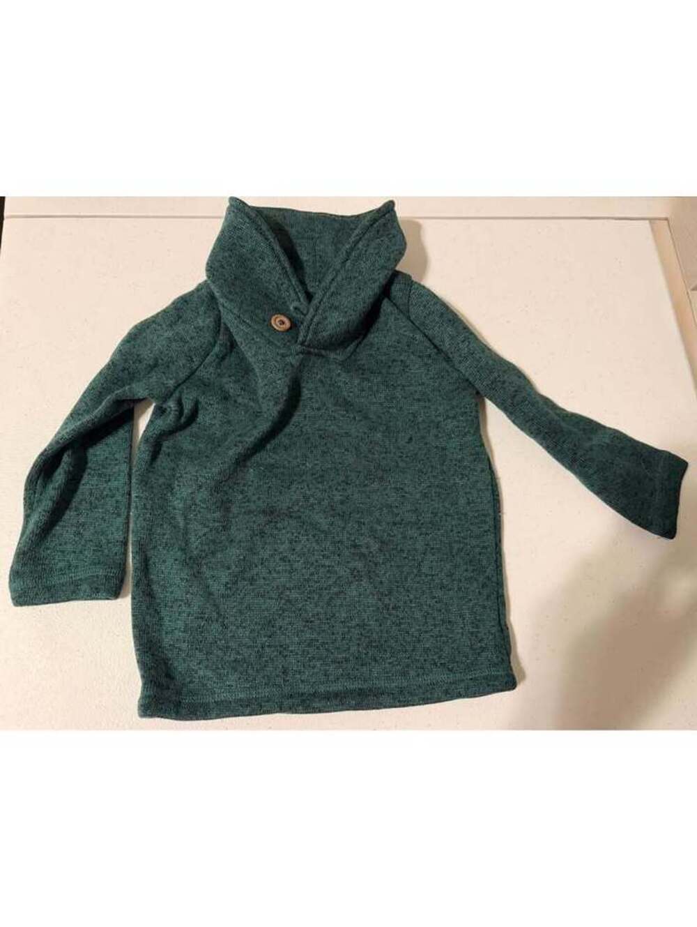 Jumping Beans 18M Green Shawl Collar Sweater